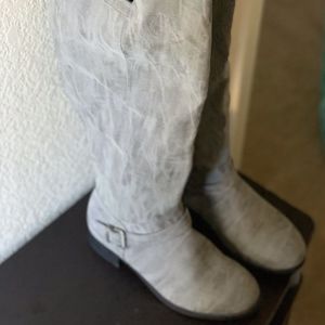 Torrid Suede Over The Knee Boots grey